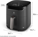 Air Fryer Electrolux por Rita Lobo 5,6L Digital Cinza Experience Economia de Energia 1400W (EAF45) 127V