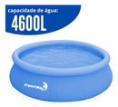 Piscina Borda Inflável Capacidade 4600 Litros Importway Cor Azul