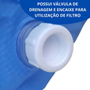 Piscina Borda Inflável Capacidade 4600 Litros Importway Cor Azul